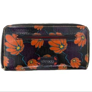 Sakroots || Poppy Floral Zippered Wallet